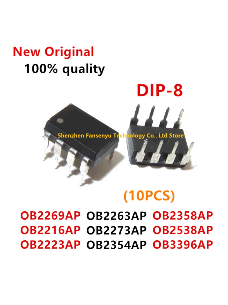 (10piece)100% New OB2269AP OB2216AP OB2223AP OB2263AP OB2273AP OB2354AP OB2358AP OB2538AP OB3396AP DIP-8 Chipset