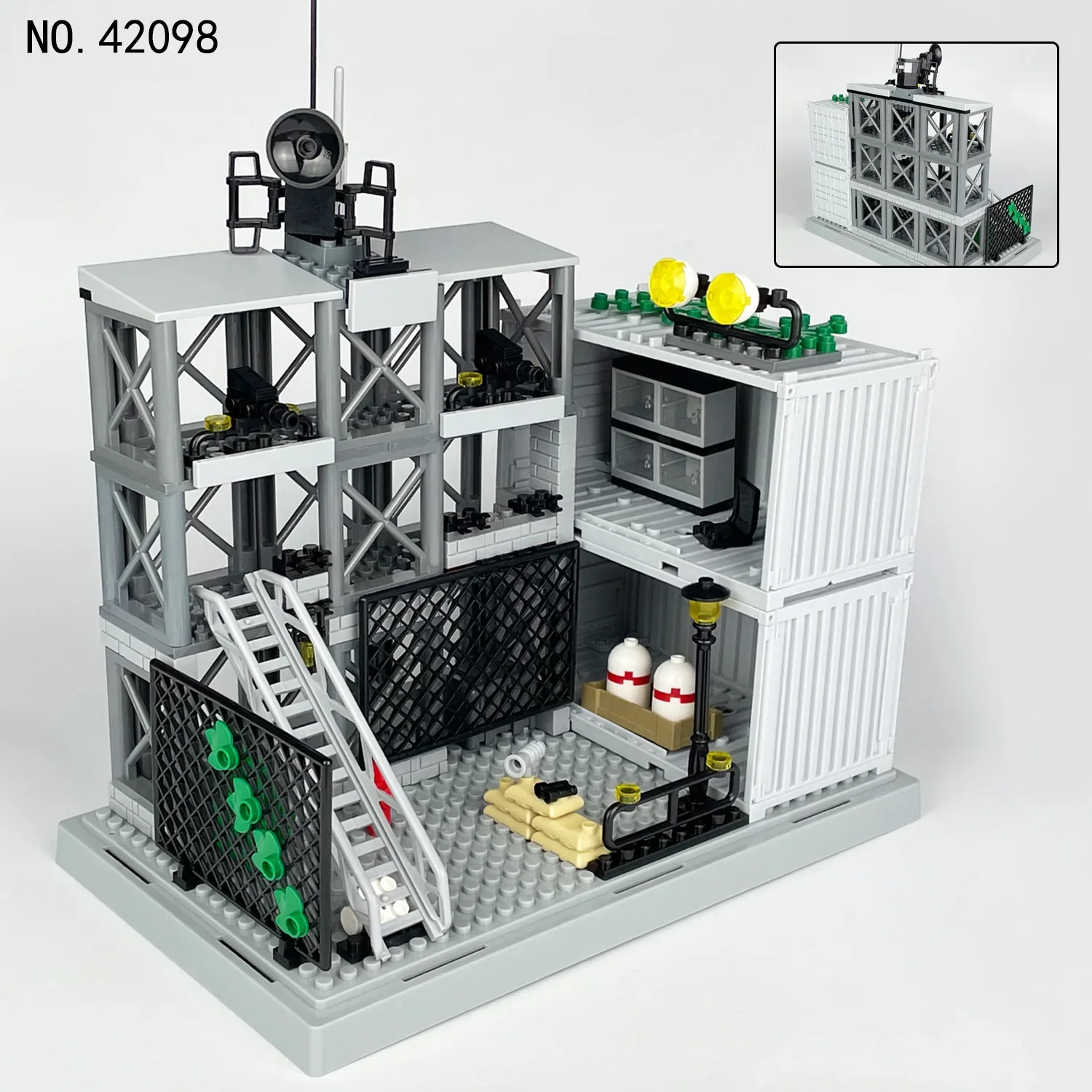 DIY Século Militar Fort Building Kit, Modelo de Comando Criativo, Ideal para o Natal, Dia Das Bruxas, Ação de Graças, Presentes de Aniversário