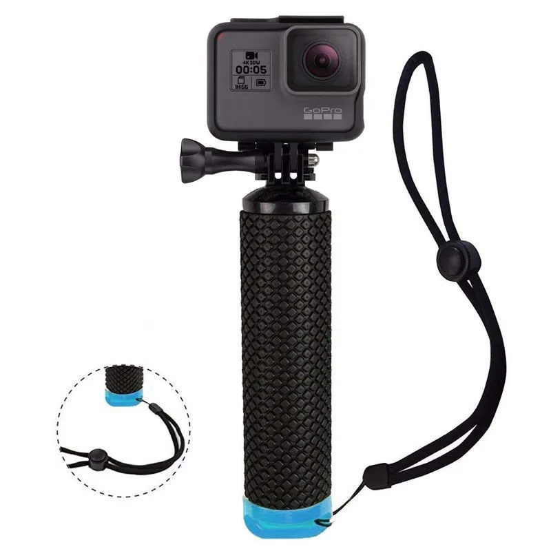 Water Floating Hand Grip Handle Mount Float asta di galleggiamento per Gopro Hero12 11 10 9 8 7 6 5 4 3 Xiaomi Yi 4K SJ4000 Action Camera