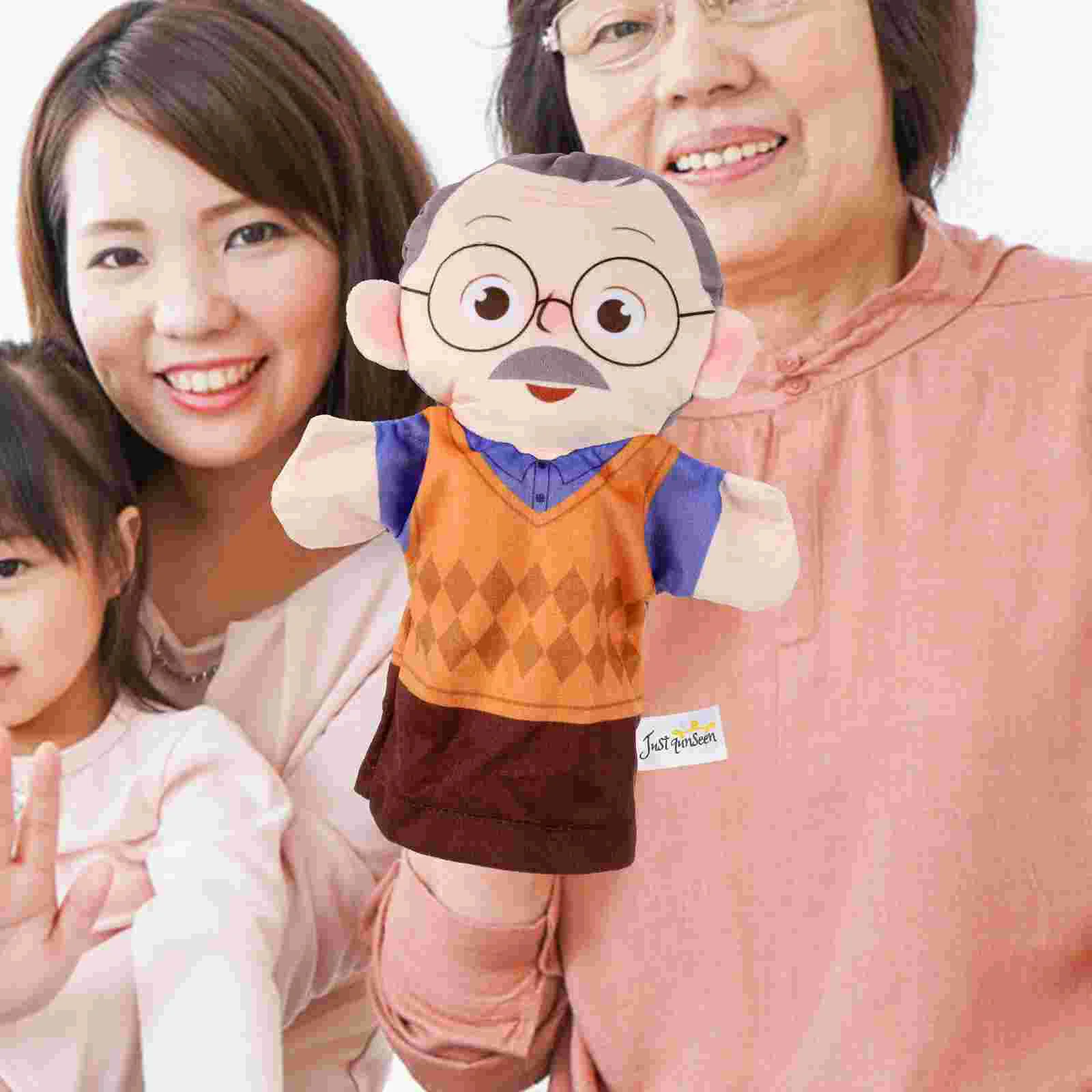 Matrimoni della famiglia Marionette Personaggio Mano Bambini Giocattoli Figura educativa Cosplay Bambino per