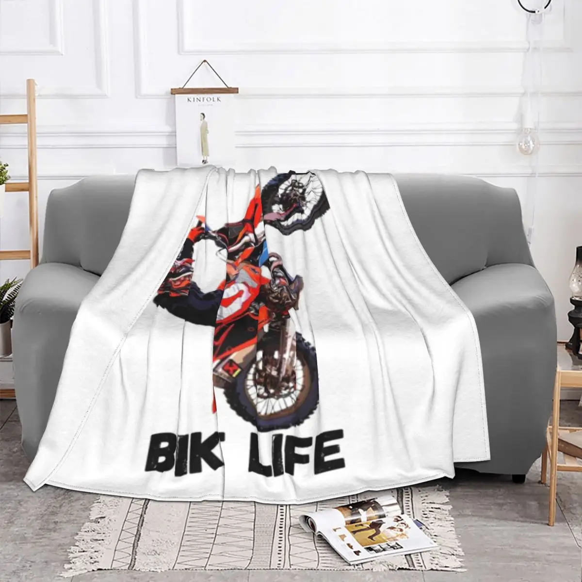 MOTOCROSS FOR LIFE 1671 Blankets Knee Blanket Home And Decoration Throw Blanket