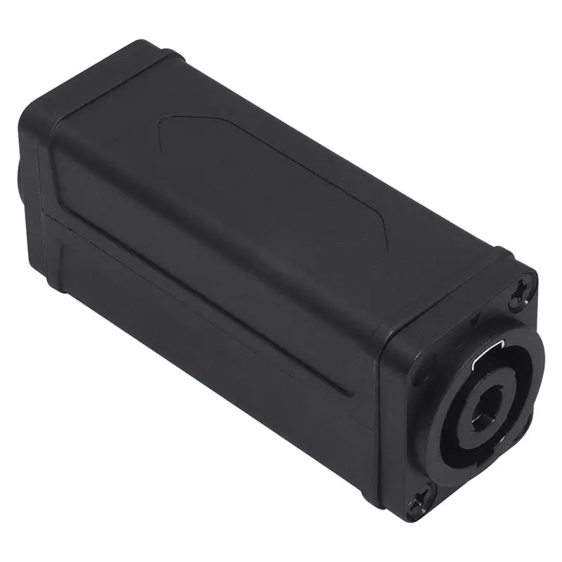 【novidade】adaptador-de-acoplador-de-alto-falante-de-audio-4pin-nl4fc-speakon-extender-conector-reto-montagem-em-painel