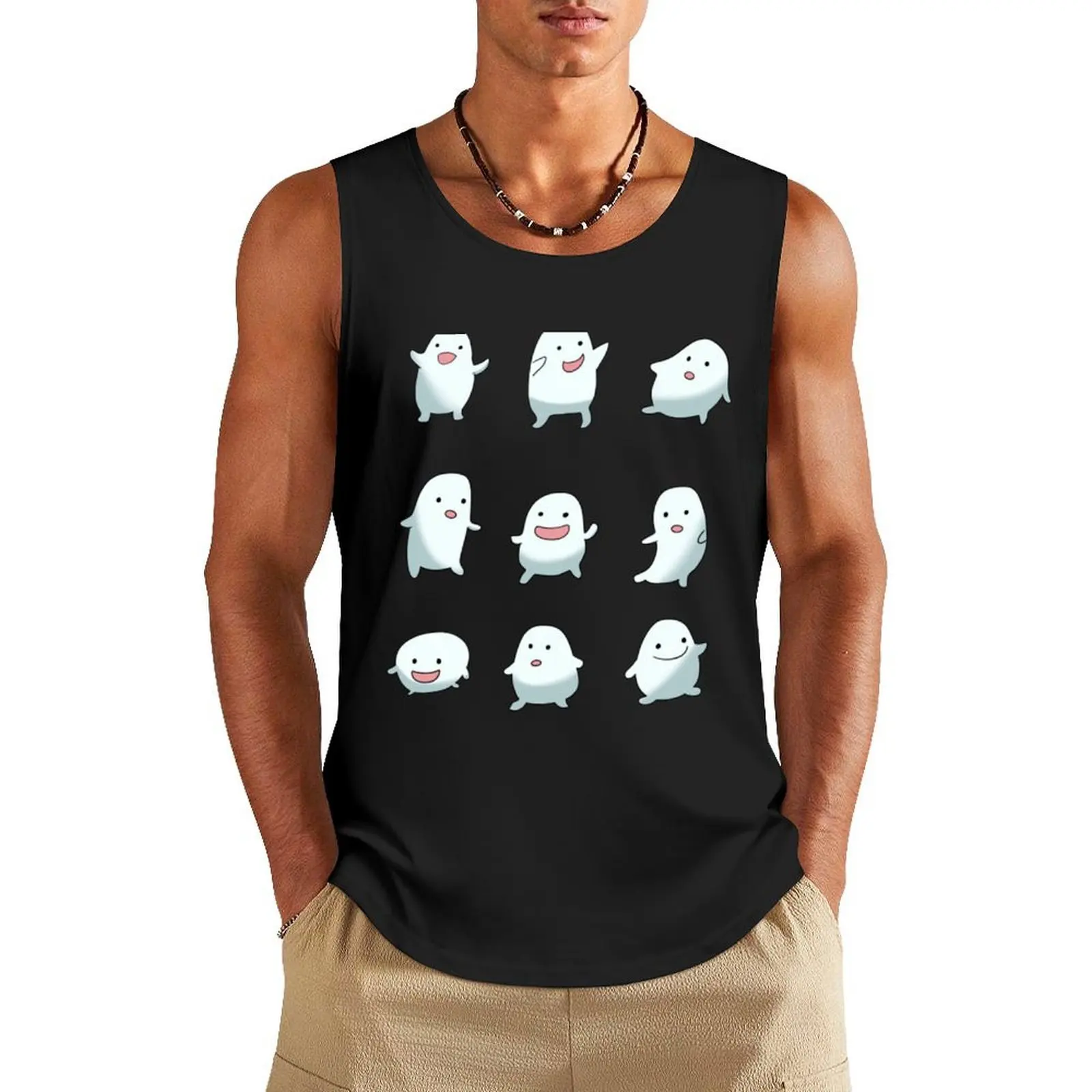 

Warawara Tank Top T-shirt male sleeveless gym shirt man fitness Male vest