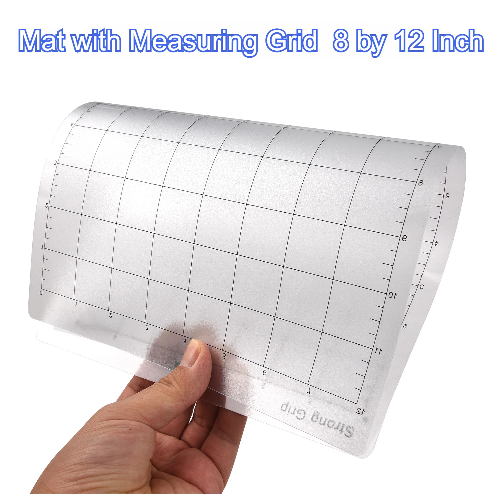 3PCS Printer Cutting Mat Clear Adhesive Cricut Mat with Measuring Grid for Silhouette Cameo Cricut Explore Cutting Plotter Kit