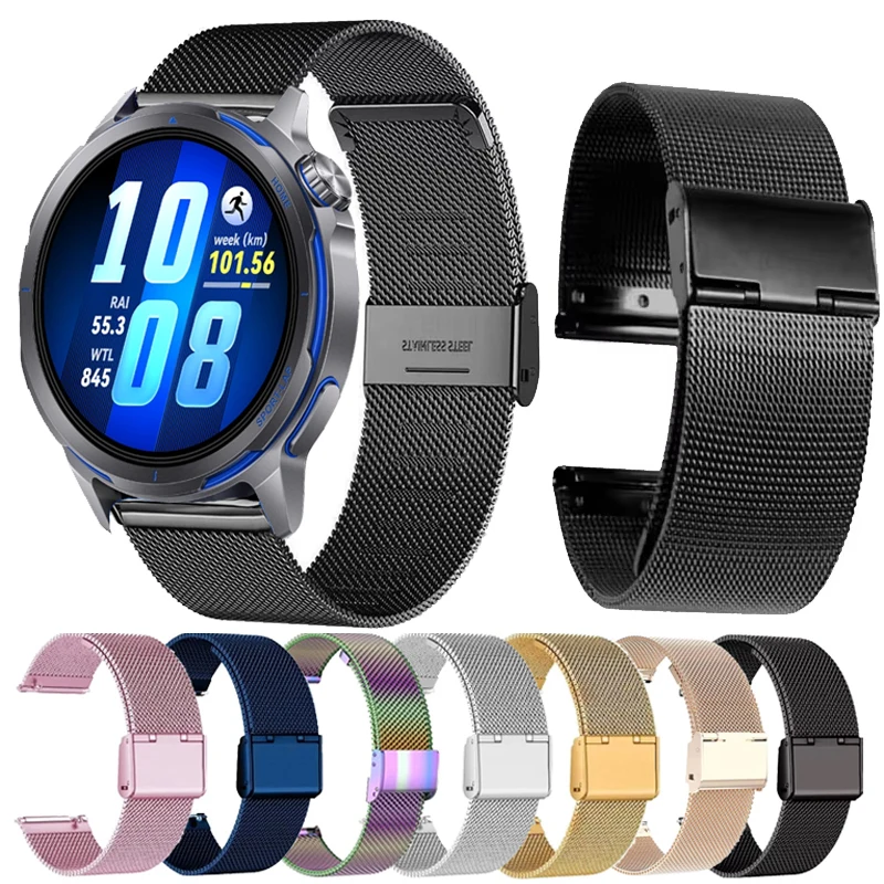 Edelstahlarmband für Huawei Watch GT Runner 2 Mesh Milanese Loop Strap für Huawei GT Runner/GT6Pro/GT6 5 4 3 42mm 46mm/GT2E