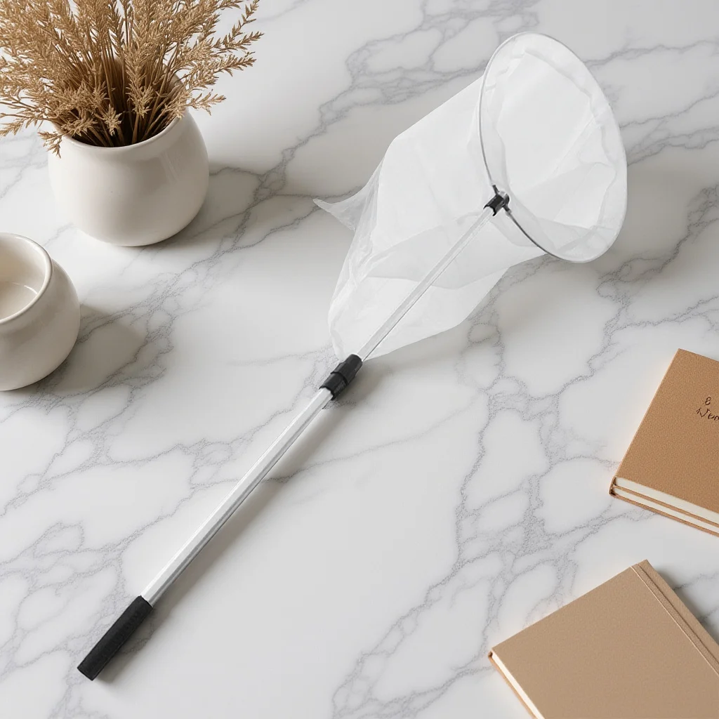 

Retractable Catching Net Telescoping Alloy Rod Handle Extendable Outdoor Fishing Butterfly Insects Catching Net