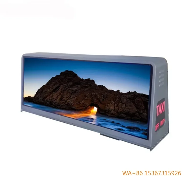 

P2.5 Outdoor Waterproof Taxi Top LED Display New Material Advertising Screen