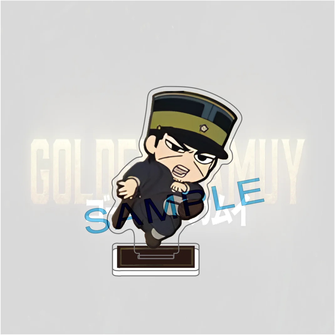 Golden Kamuy Anime Acrylic Stand Keychain Figure Collectible Model Desk Decor Cartoon Character Stand Ornament Gift Saichi Asirp