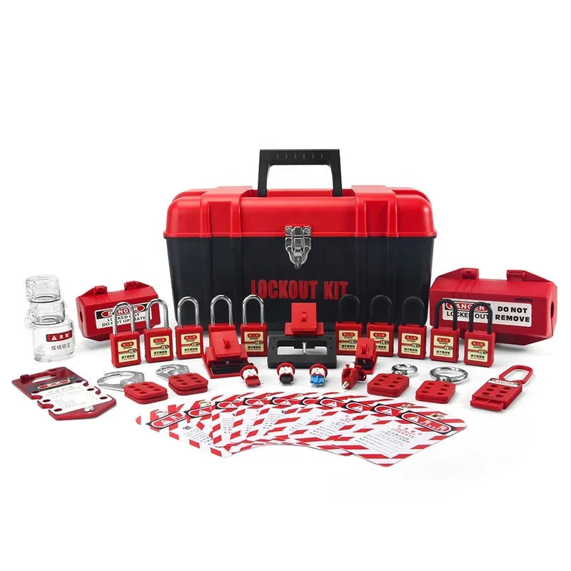 Industrial Equipment Personal Lockout Toolbox Kit Combination for Overhaul of  Lockout-tagout Allows to Add the Locks