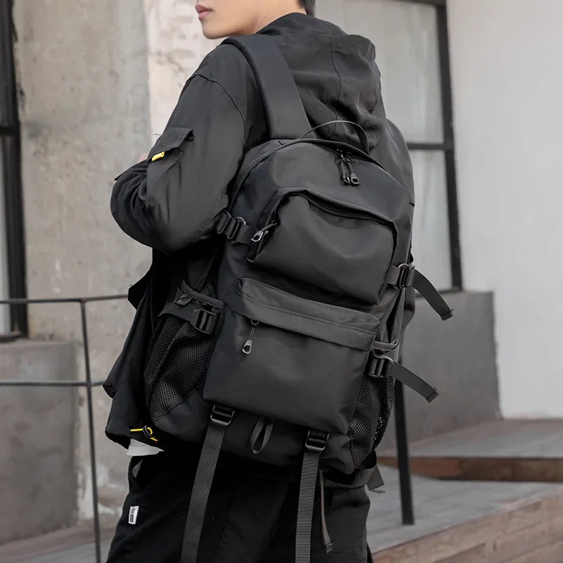 Männer Rucksack Mann Schul Reise Städtischen Rucksäcke Wasserdichte Techwear Oxford Tuch Männlichen Laptop Rucksack Wandern Sport Bagpack