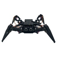 ESP32 Spider Robot Kit 12DOF STEM Educational Robot with App/Voice Control, Obstacle Avoidance, Arduino Coding for University