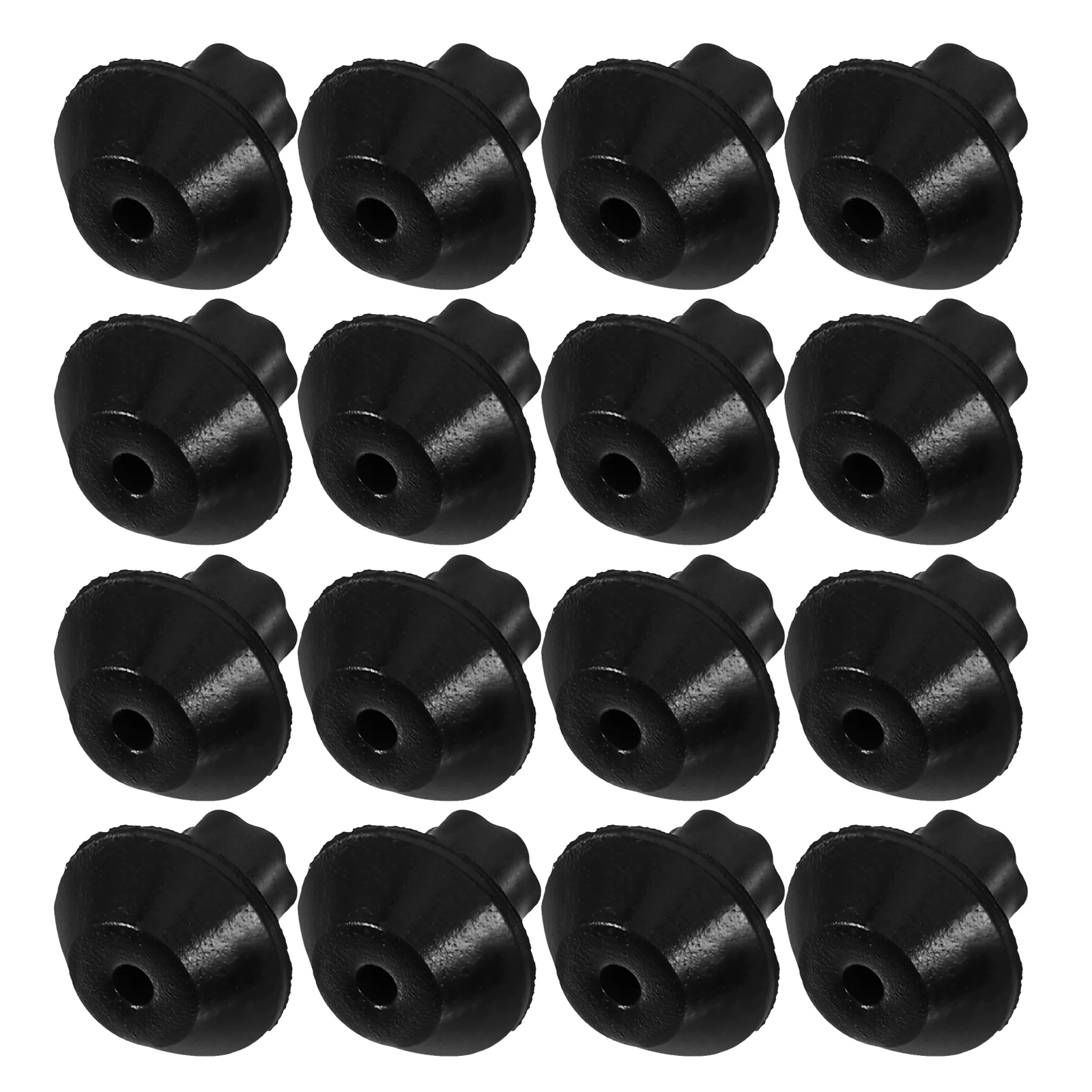 

16pcs Black Non-slip Rubber Feet for Gas Stove Grate Bumpers Cushion Burner Pads Kitchen Appliances Accessories Durable Round