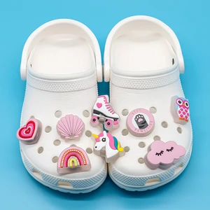 سحر الأحذية LED للزينة ، بومة لطيفة ، خنفساء ، أبقار ، قطة ، يونيكورن ، لوحة ألعاب ، سماعة طبية ، حذاء مضيء ، دبابيس قباقيب عباد الشمس ، 1 قطعة أعلى 10 مبيعات زخرفة سماعة الطبيب - No4