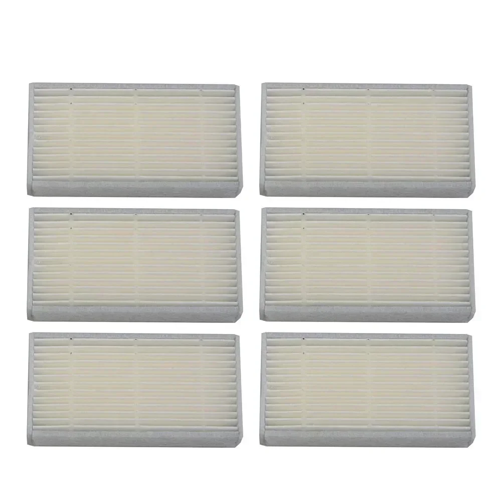 6PCS Vacuum Cleaner Filter Fit For Lidl For SilverCrest SSR 3000 A1 Robotic Vacuum Cleaner Replacement Spare Parts