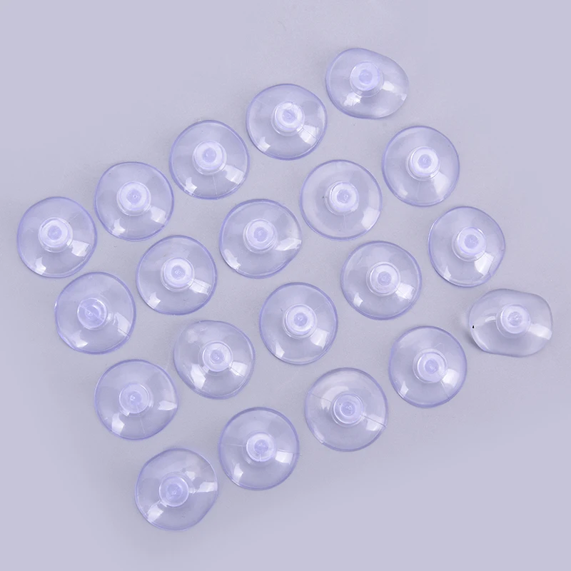 Vacuum Cup Suction Cups 20PCS/Lot For Pad Pasting 20mm Bathroom Mushroom Head Transparent Popular Sucker High Quality