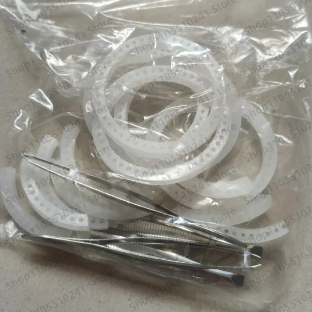10pcs MY-380F Ink wheel coding machine accessories DK1100 copper particle fixing rubber ring, blocking rubber strip