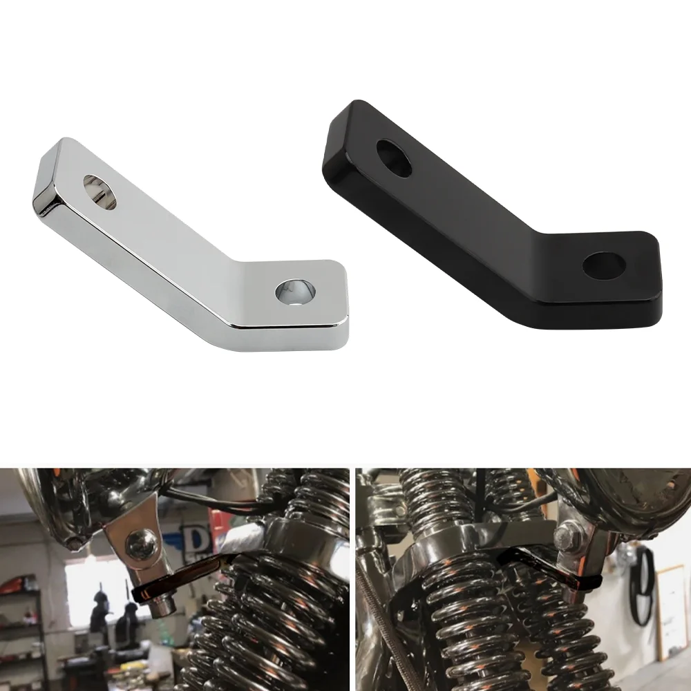 

Motorcycle Aluminum Headlight Mount Bracket For Harley Bobbers Choppers Custom Bike DNA Ultima Mid USA Springer Front Ends