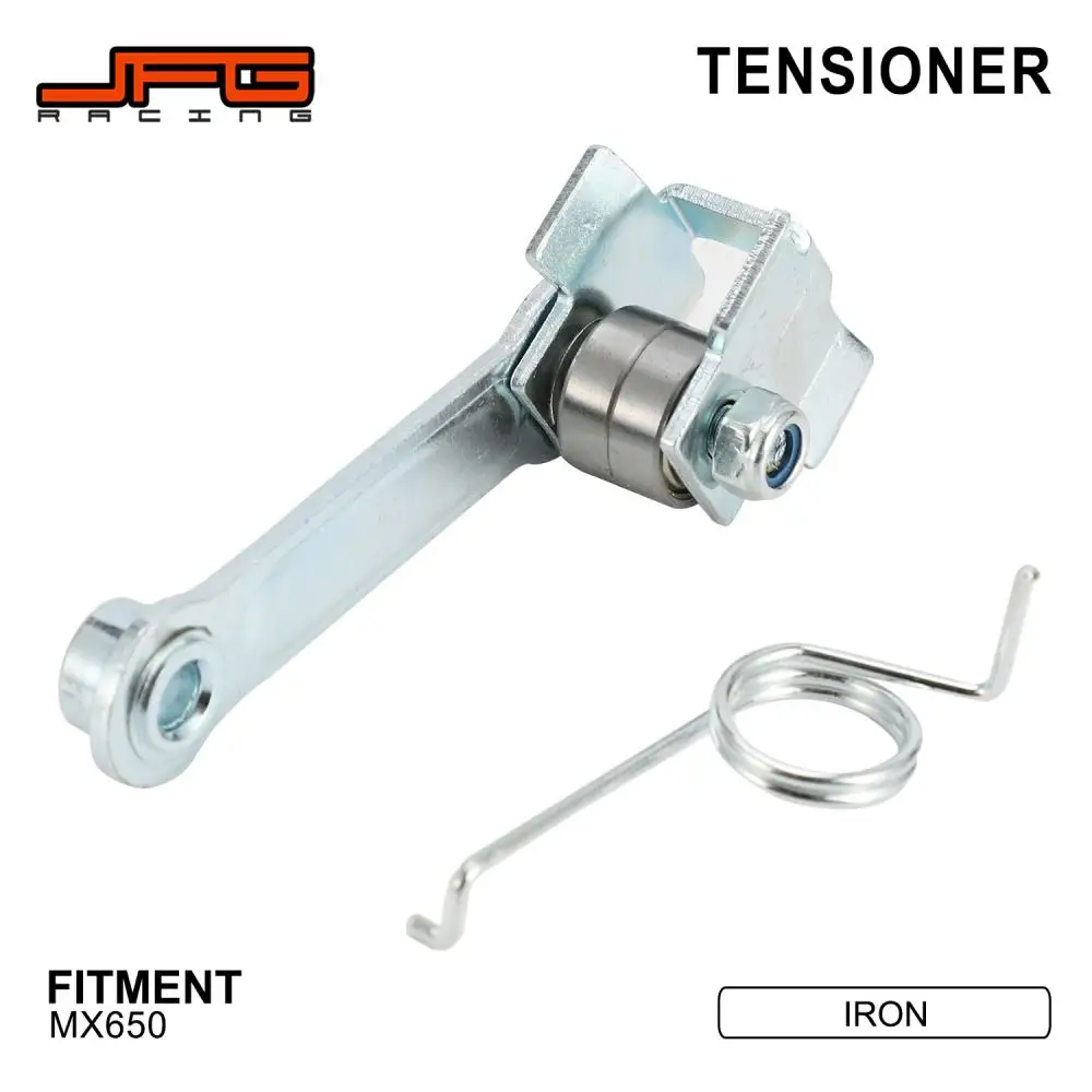 Motorcycle Accessories Chain Tensioner Tension Adjuster Guide Roller Slider Spring Fits For Razor MX650 Electric Dirt Bike Iron