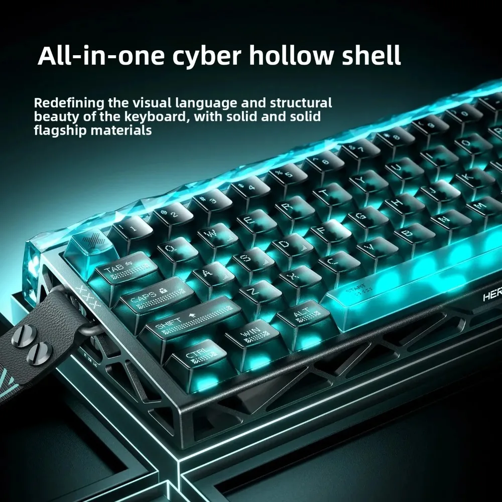 AULA Hero68 XS Magnetic Gaming Keyboard Tri-Mode Wireless Hall Effect SOCD Programmable Dual 8K Rapid Trigger RT0.005mm Keyboard