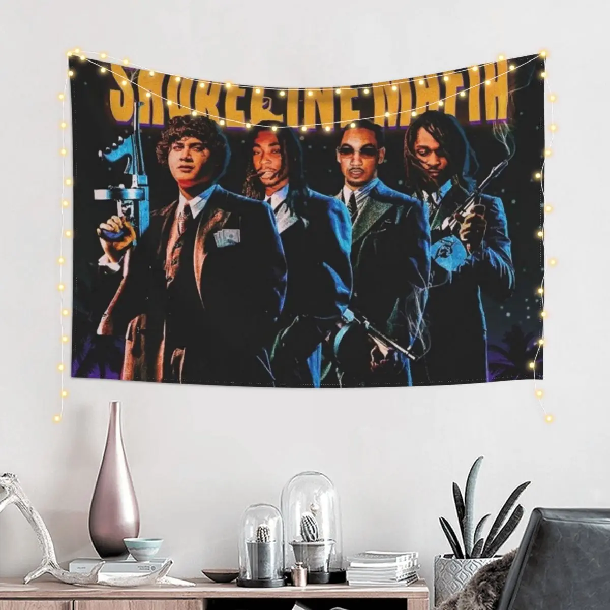 OHGEESY, Shoreline Mafia Tapestry Christmas Decoration Room Decor Cute Room Design Funny Tapestry