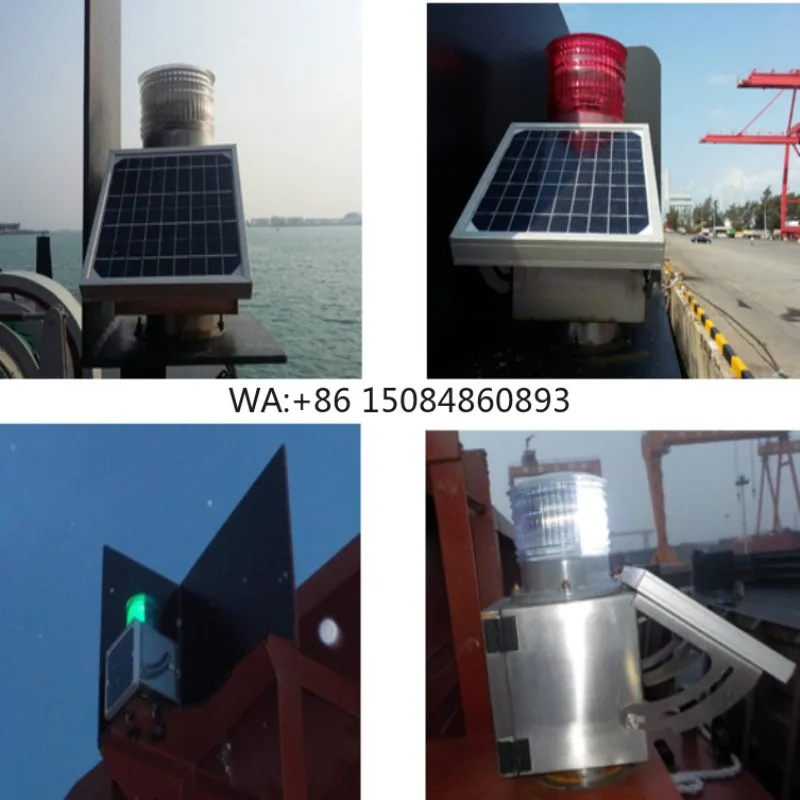 Ocean Buoy Mark Signal Lamp Solar Marine Navigation Light Channel Harhour Navigation Solar Marine Rhythms Beacon Light