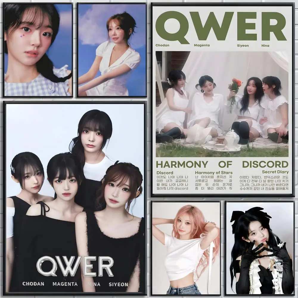 Q-QWER Poster posters for bedrooms and living rooms—high-definition cartoon movie-themed wall art.