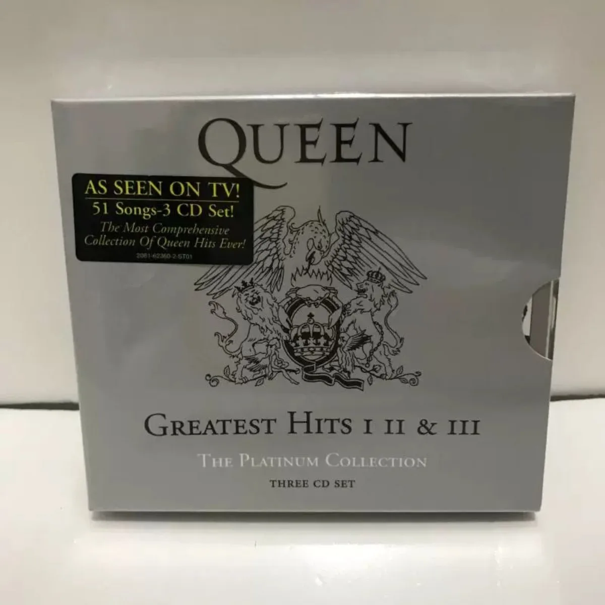 Coleção 3CD Queen "Great Hits I, II e III" (versão dos EUA) - Conjunto de música rock clássica para fãs da rainha e colecionadores de rock