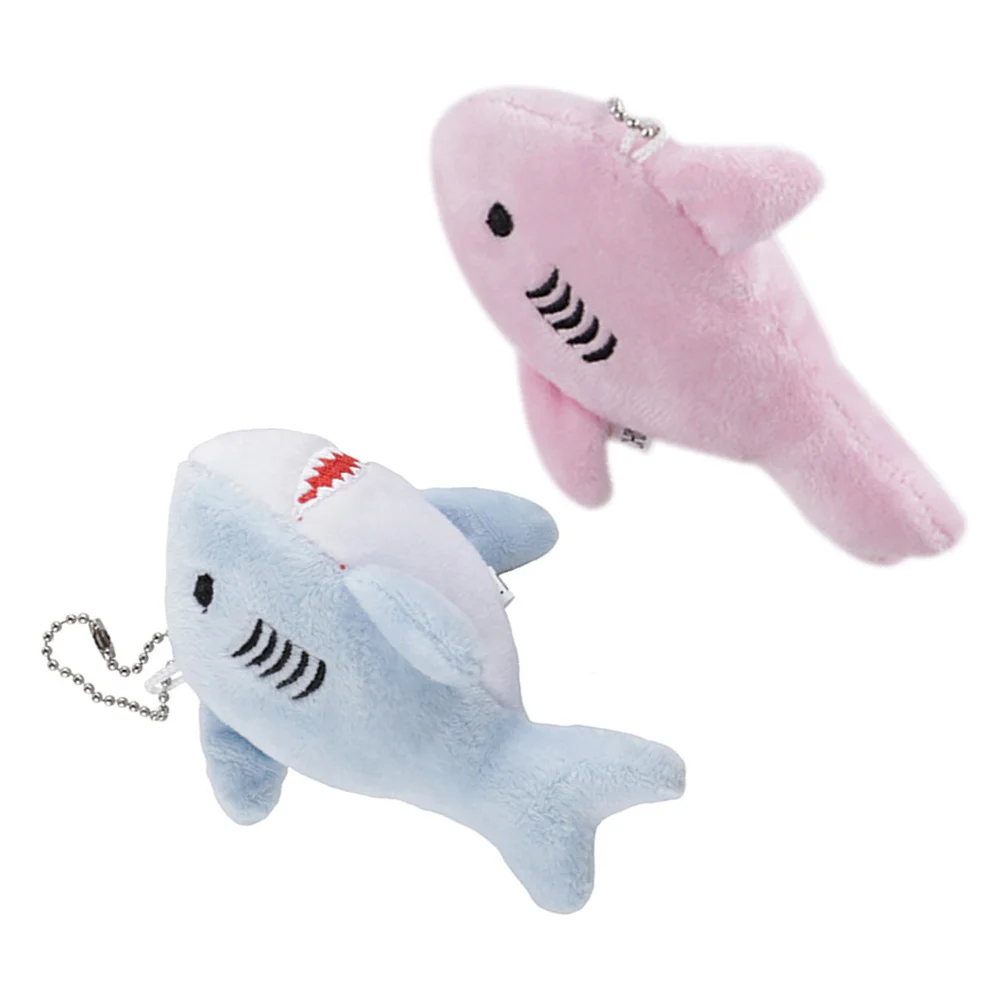 

Ocean Animal Key Chain Cute Shark Shape Pendant Cartoon Style Small Bag Hanging Decor Key Holder Decorative Ornament