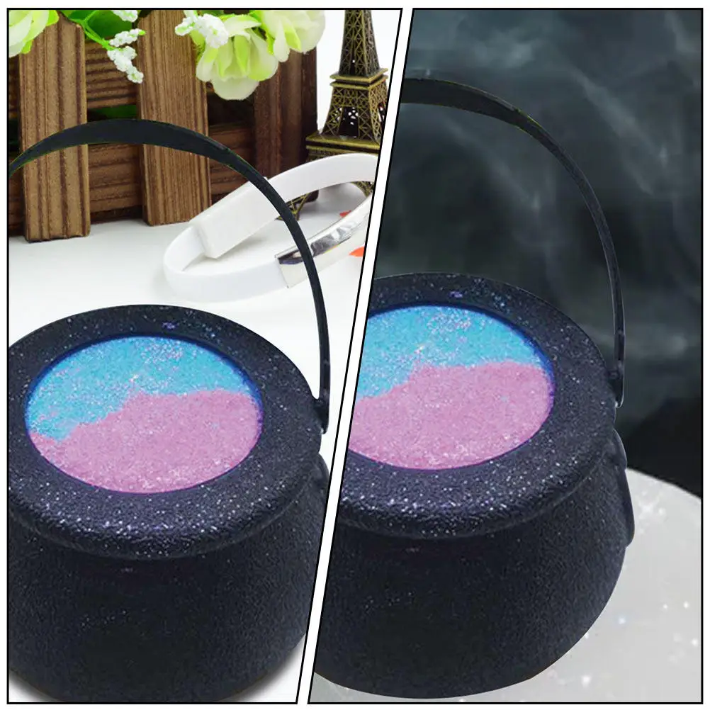 1Pcs Bath Ball Can Halloween Witch Bubble Pot Premium Pe Material Acid Gas Foaming Bubble Bath Salt Container for Wedding Party