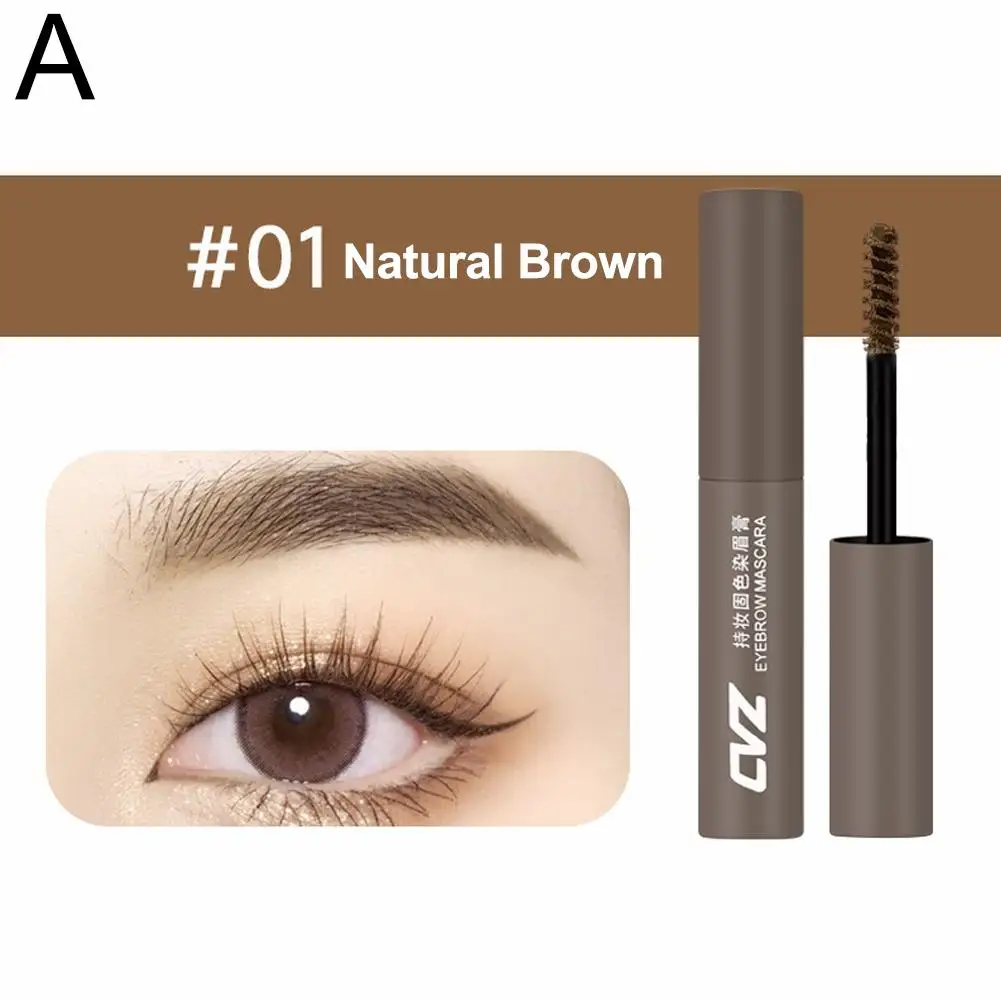 ยี่ห้อใหม่ครีมย้อมคิ้วกันน้ําแต่งหน้า Eye คิ้วสีดํามาสคาร่า Eyebrow Brow GEL ยาวนานความงามสีน้ําตาล B8J7