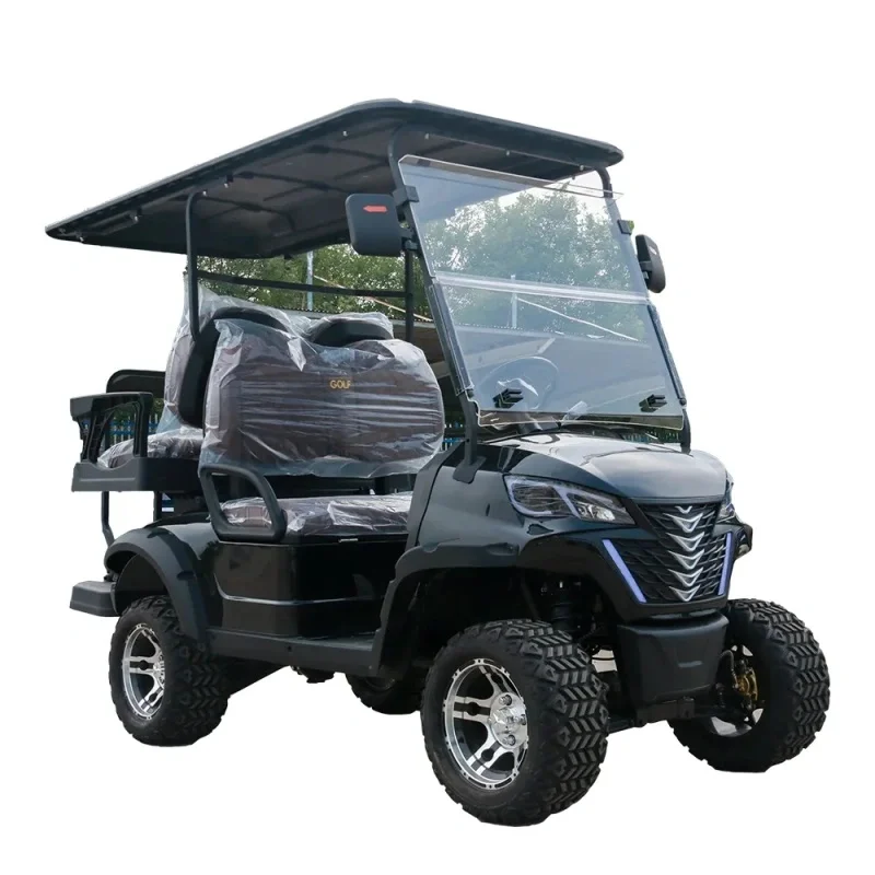 2/4/6 Seater Large Capacity Lithium Battery Long Endurance Electric Golf Cart 7.5KW AC Lift Off-Road Car