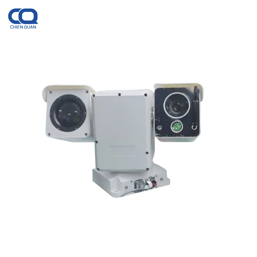 384X288 50mm Smart Security Thermal PTZ Camera 30X Zoom