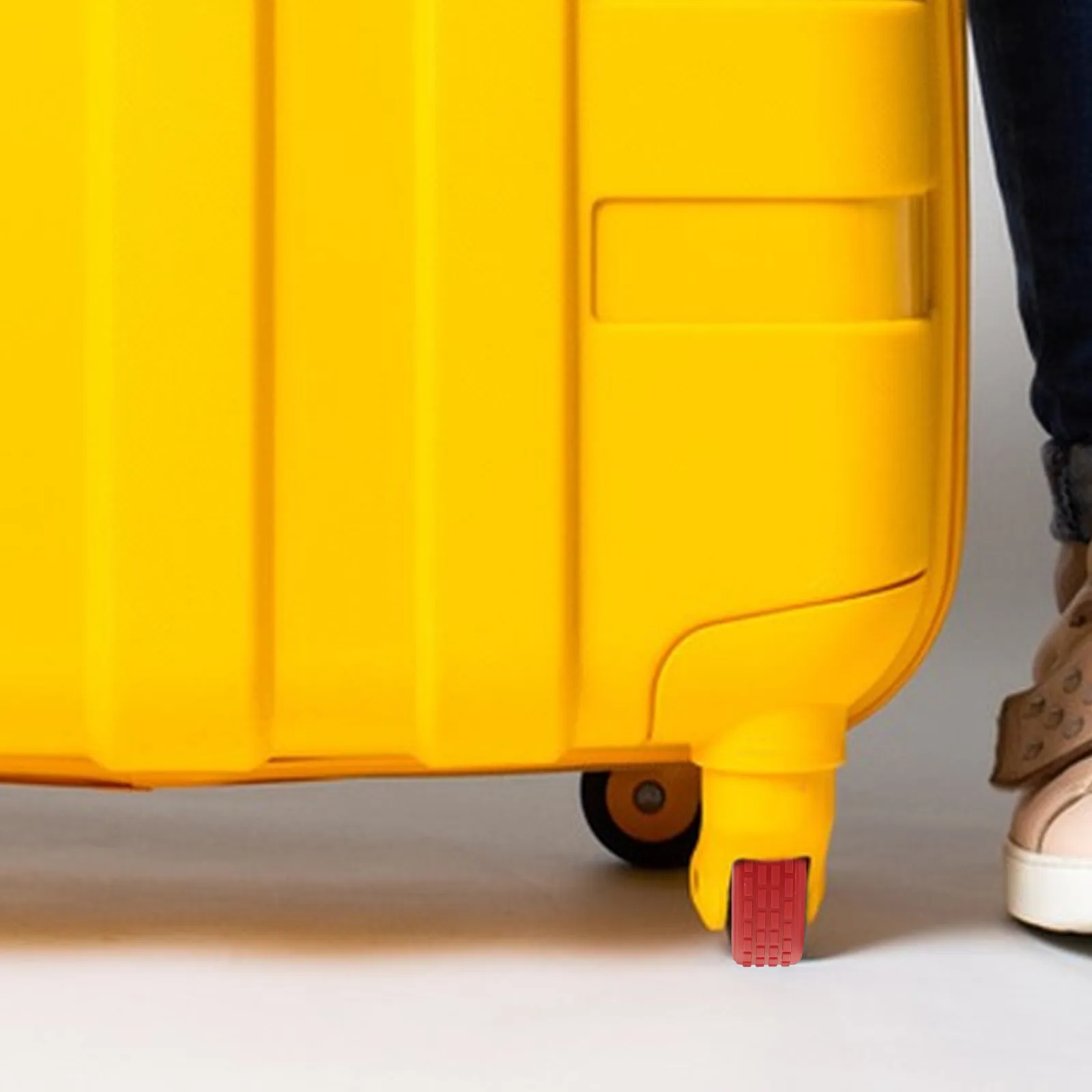 

8 шт. защитных чехлов для колес багажа, противоскользящие силиконовые накладки для колес чемоданов, защитные устройства для колес дорожных сумок, сменные чехлы