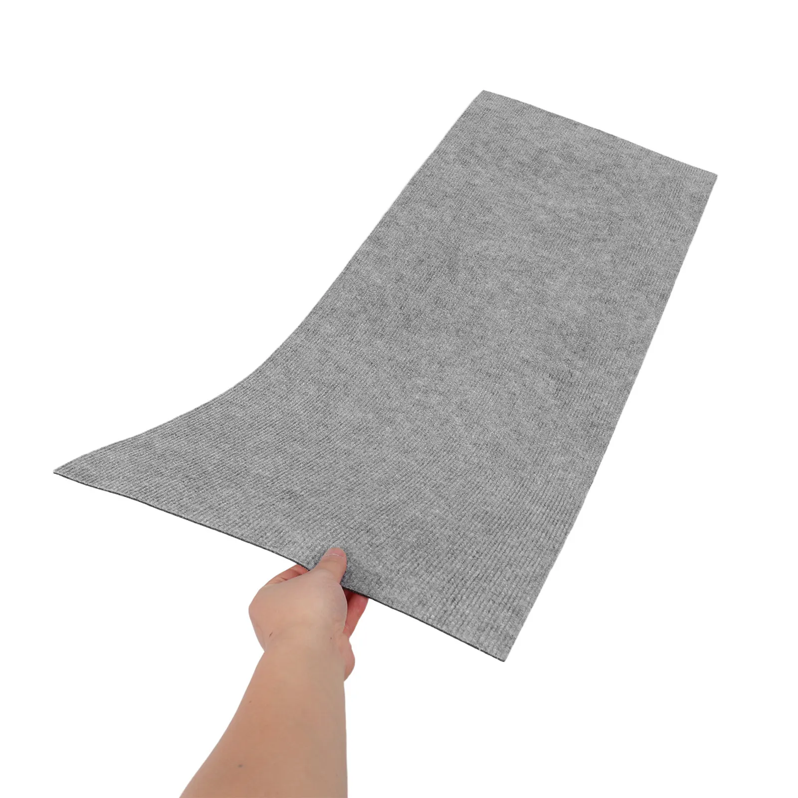 Self-Adhesive Soundproof Mat for Ac Outdoor Unit 39x16 Inch Grey Waterproof Uv Resistant Noise Reduction Mat for Balcony Rain