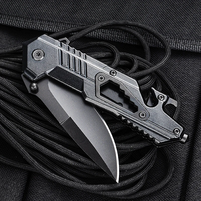 

7.8'' Folding Knife Tactical Survival Knives Hunting Camping EDC Tools Multi High Hardness Military Survival Knifes Pocket