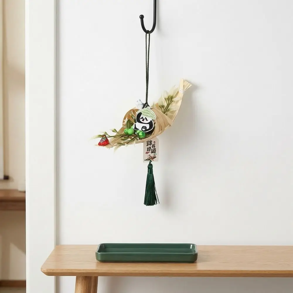 Traditional Dragon Boat Festival Sachet Cartoon Handmade Zongzi Sachet Chinese Style with Tassel Fragrance Bag Cultural Activity