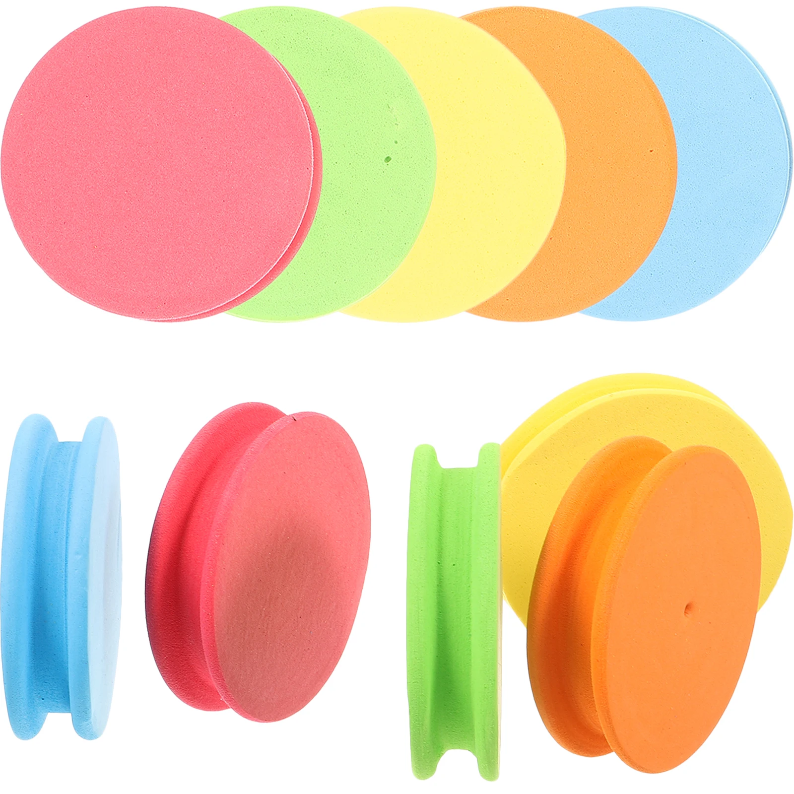 

10 Pcs EVA Spool Winder Fishing Line Holders Lightweight Portable Organizer Tools Random Colors Rod Accessories