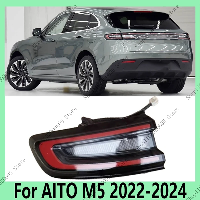Acessórios Automotivos: Luz Traseira de Para-choque, Farol, Luz de Sinalização de Estacionamento, Luz Diurna e Luz Traseira para AITO M5 2022 2023 2024