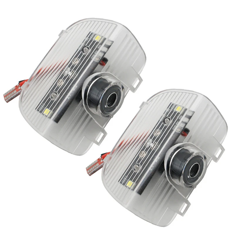 2Pcs LED Light Car Door Projector Emblem Ghost Shadow Lamp Accessories For Honda CR-Z 2010 2011 2012 2013 2014 2015 2016-2021