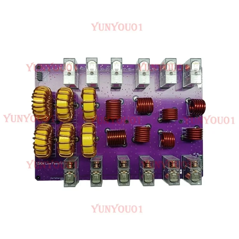 HF Low-pass Filter 10-band High-power Low-pass Low-pass Short-wave Filter Single-sideband Radio Filter
