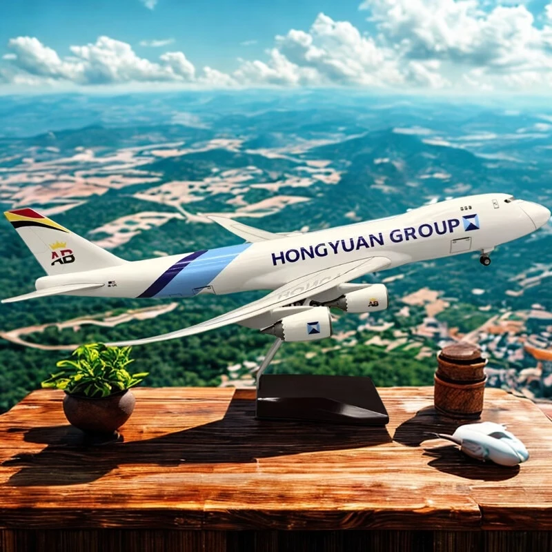 

Home Decoration 1/160 Scale Europe Belgian Cargo 747-8F Airplane Freight Transport Diecast Resin Plane Model Collection Display