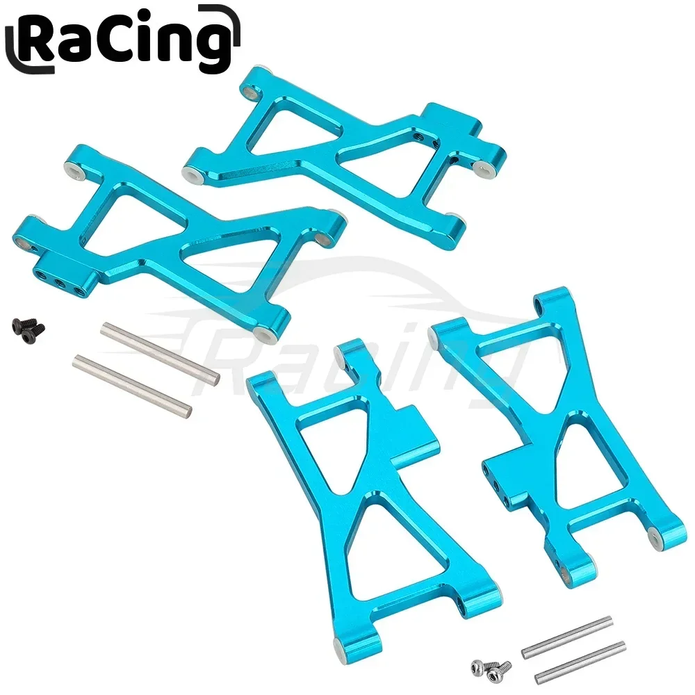 Aluminum Alloy Front and  Rear Lower Suspension A  Arms for Tamiya TT02B TT-02B 1/10 RC Car Metal Upgrade Parts