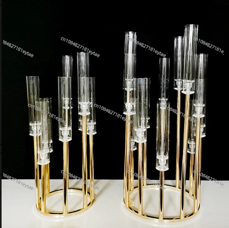 

Wedding decoration metal candle holder candle holder luminous 8 arm 12 arm ornament candle holder