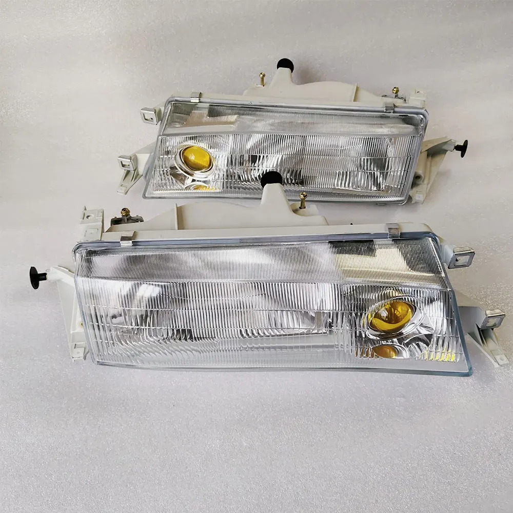 A Pair Car Headlamp For Toyota Mark II GX80 JZX81 LX80 YX80 1990