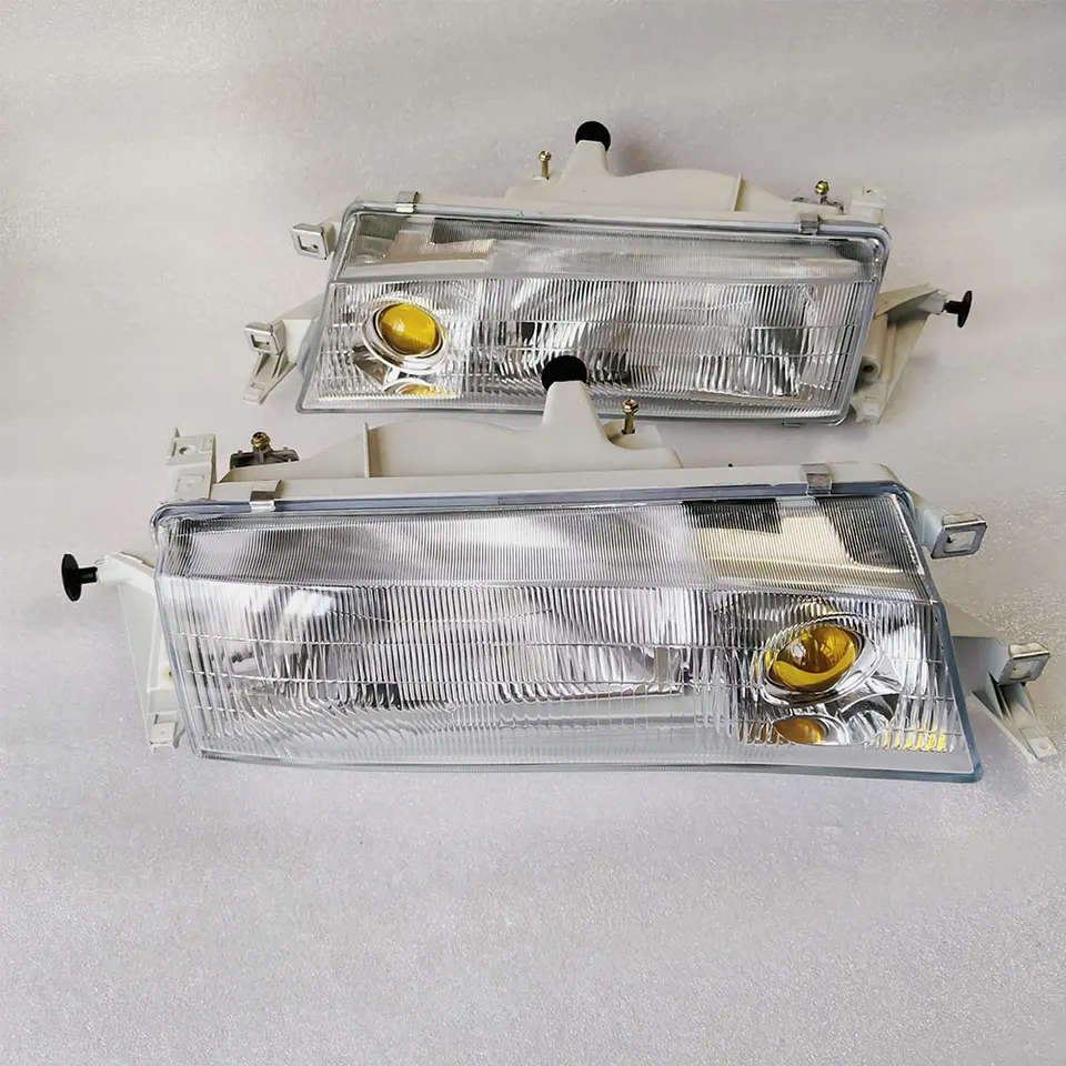 A Pair Car Headlamp For Toyota Mark II GX80 JZX81 LX80 YX80 1990