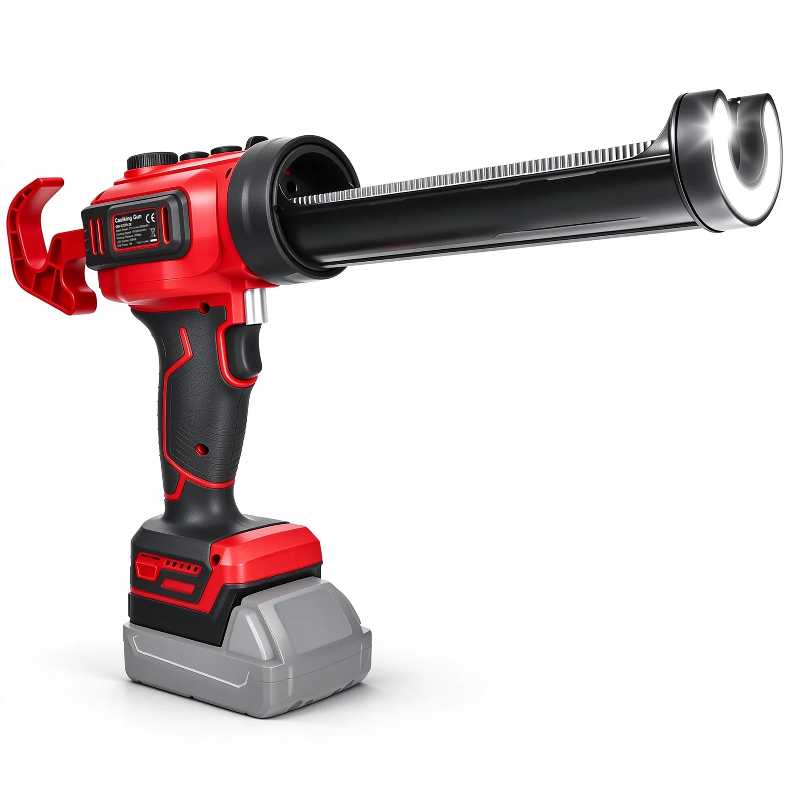 Cordless Electric Caulking Gun 10oz/300ml Silicone Glass Sealant Gun Stepless Speed Sealing Filling For Milwaukee 18V Battery