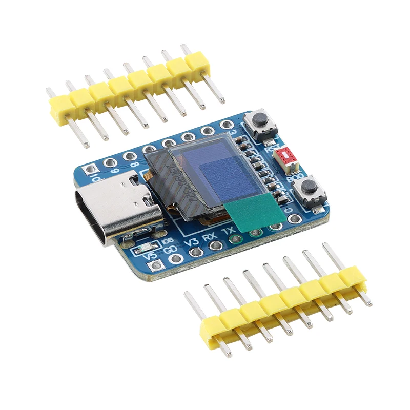 Picture 7: ESP32-C3 0.42-inch Screen OLED White Light Display Bluetooth Supermini Development Board Type-C Interface
