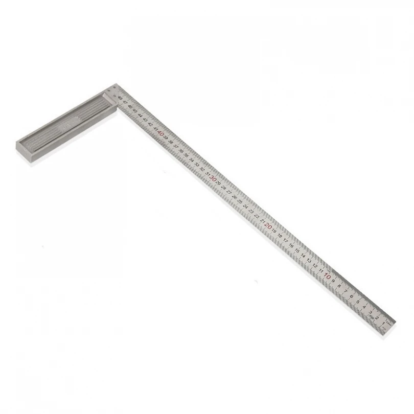 500mm / 19.7 Inch Right Angle Stainless Steel Angle Ruler with Thickened Handle