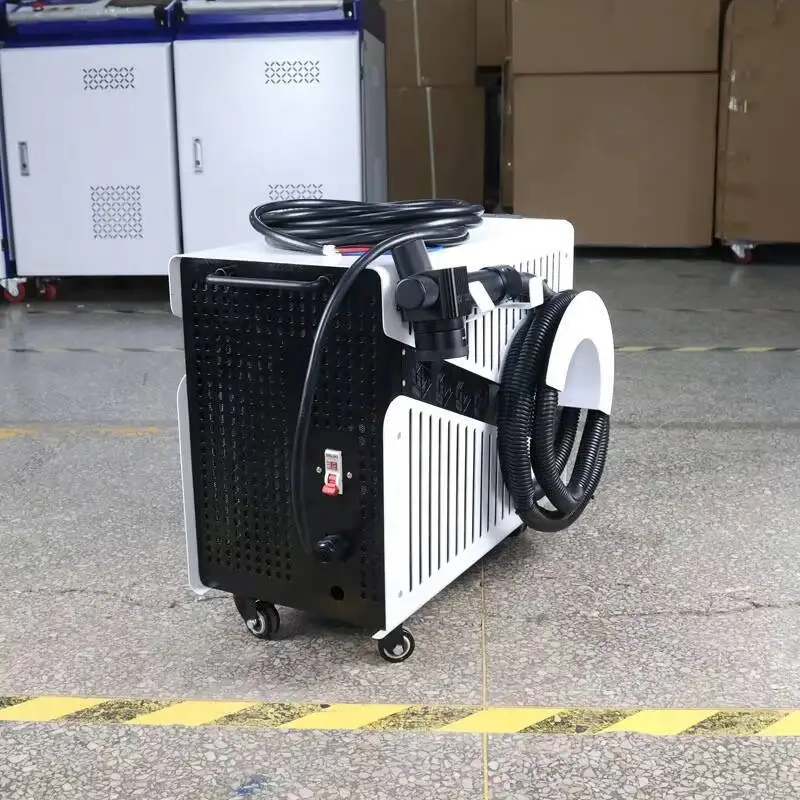금속 및 목재 청소용 100W 펄스 파이버 레이저 기계