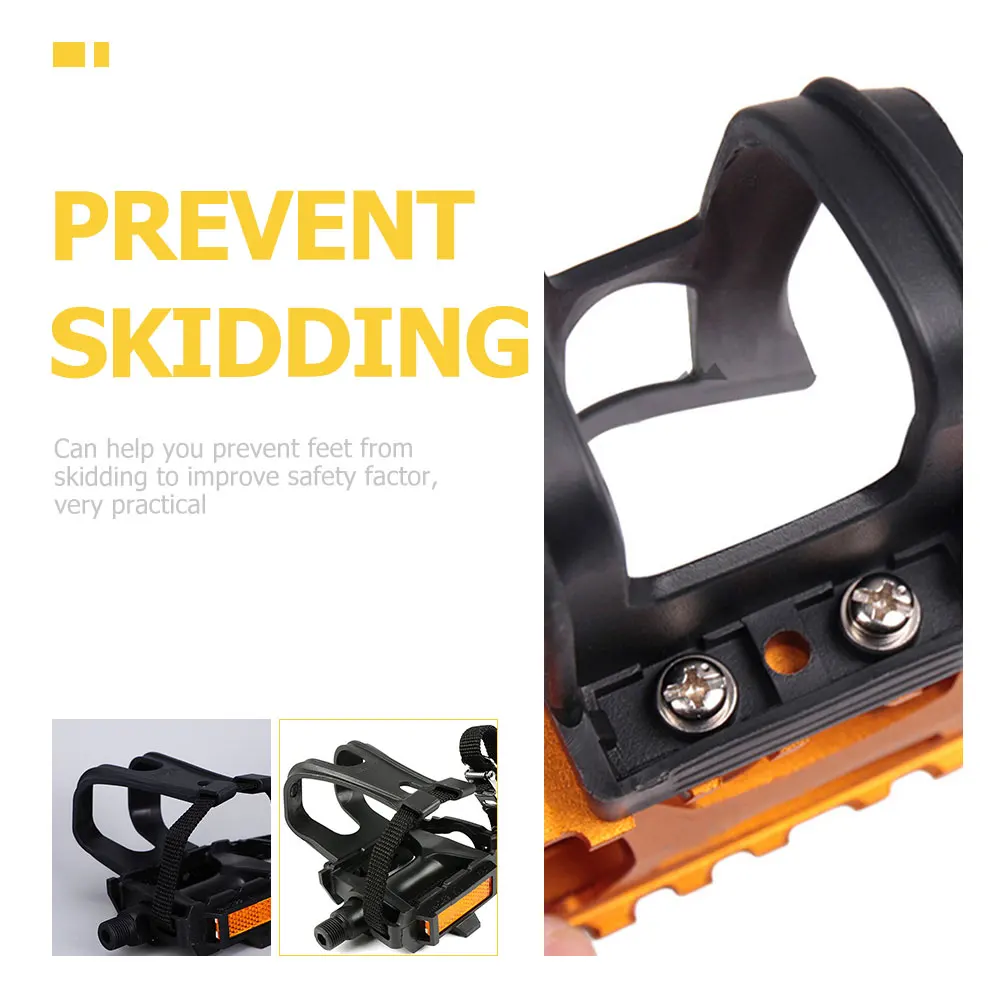 

Toe Clips for Pedals Entrained Foot Cover Bike Wear-resistant Universal Covers Plastic Straps